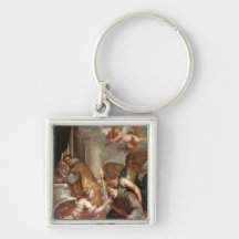 The Communion of St. Bonaventure Key Chains