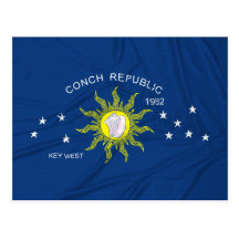 The Conch Republic Flag Postcards