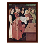 The Conjurer Detail. By Hieronymus Bosch Postcards
