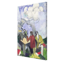 The Conquest of the Air, 1913 Stretched Canvas Print