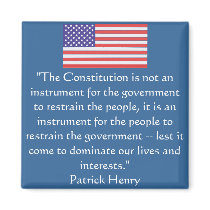 The Constitution is not an instrument for the gove Refrigerator Magnets