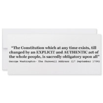The Constitution is Sacredly Obligatory Upon All Invitation