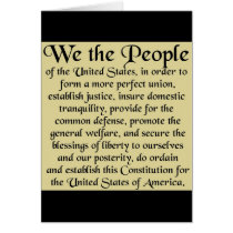 The Constitution of the United States of America Card