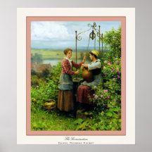 The Conversation ~ Daniel Ridgway Knight Print