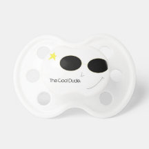 The Cool Dude Baby Pacifier