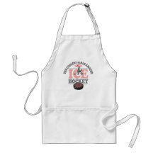 The Coolest Girls Around Play Ice Hockey Apron