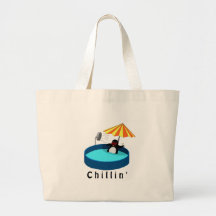 The Coolest Penguin Canvas Bag