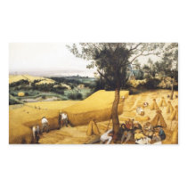 The Corn Harvest - 1565 Rectangular Sticker