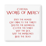 The Corporal Works of Mercy Fridge Magnets