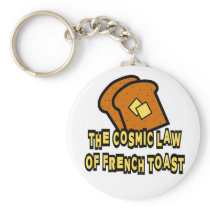 The Cosmic Law of French Toast Key Chain