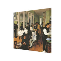 The Cotton Exchange, New Orleans, 1873 Gallery Wrapped Canvas