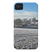 The Countryside in Winter iPhone 4 Case-Mate Case