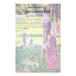 The Couple by Georges Seurat, Vintage Pointillism Stationery