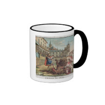 The Courage of Pepin (714-68), engraved by Jean Ba Coffee Mug