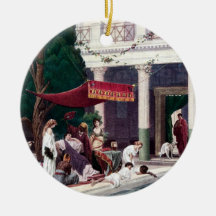 The Court of a Roman House Christmas Ornaments