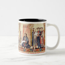 The court of Alfonso X  'the Wise' mugs