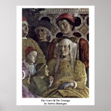 The Court Of The Gonzaga By Andrea Mantegna Posters