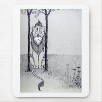 The Cowardly Lion Mouse Mat