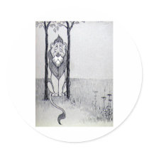 The Cowardly Lion Sticker