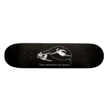 The Creation of Adam (god) - Da Vinci Skate Deck