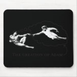The Creation of Adam (god) Mouse Pads