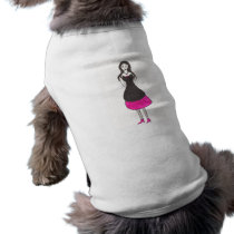 The creepy 80's prom doggie tee shirt