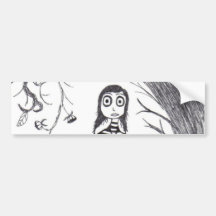 The Creepy Fall Bumper Sticker