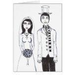 The Creepy Wedding rsvp Greeting Cards
