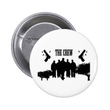 The crew pinback button