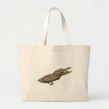 The Crocoduck Canvas Bags