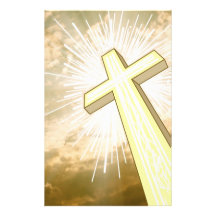 The Cross and The Heavens Stationery Paper
