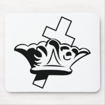 The Cross & The Crown Mousepad