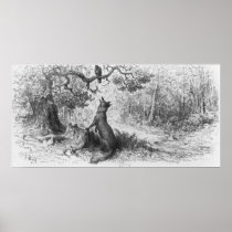 The Crow and the Fox Print