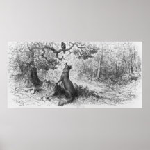The Crow and the Fox Print