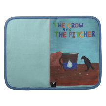 The Crow and The Pitcher Fabel Illustrated Ricksha Organizer