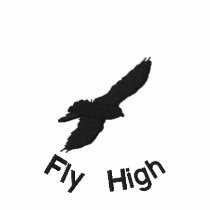 The crow, Fly High, polo shirt