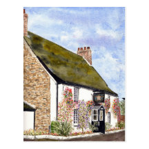 'The Crown Inn (St. Ewe)' Postcard