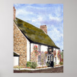 'The Crown Inn (St. Ewe)' Print