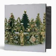 The crown of St. Louis, 13th century (silver-gilt Vinyl Binders