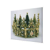 The crown of St. Louis, 13th century (silver-gilt canvas prints