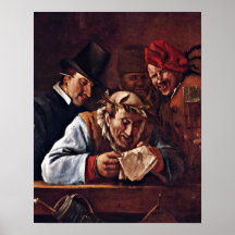 The crowned Speakers by Jan Havickszoon Steen Posters