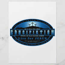 The Crucifiction Personalized Flyer