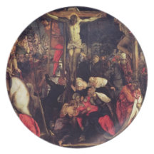 The Crucifixion 2 Party Plates