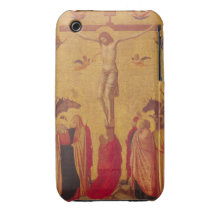 The Crucifixion (tempera on panel) iPhone 3 Cases