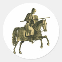 The Crusader Knight Sticker