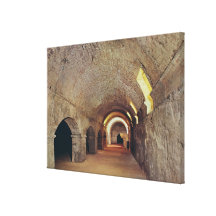The crypto-porticus stretched canvas prints