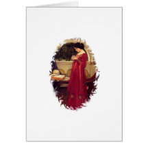 the crystal ball by jw waterhouse card
