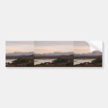The Cuillin Mountains At Isle Of Skye In Scotland. Bumper Sticker