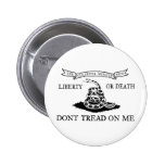 The Culpeper Don't Tread on Me Flag Buttons