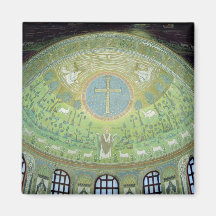 The cupola with a mosaic depicting refrigerator magnet